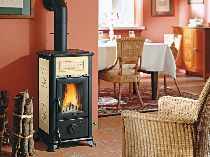 Zestaw kominek powietrzny stalowy KRATKI LUCY BLACK 12 kW Ø 200 z akcesoriami b shop 87 - Zestaw kominek powietrzny stalowy KRATKI LUCY BLACK 12 kW Ø 200 z akcesoriami